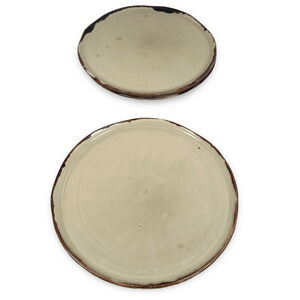 Dudson Harvest Linen Dinner Plates 12.5" Large Round Ceramic England‎ Lot of 4